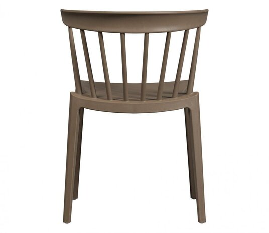 WOOOD Bliss Tuinstoel Met Spijlen Coffee Fiber Bruin Melange