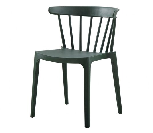 WOOOD Bliss Tuinstoel Met Spijlen Kunstof Army Green