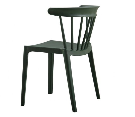 WOOOD Bliss Tuinstoel Met Spijlen Kunstof Army Green