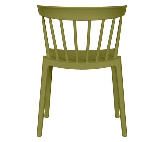 WOOOD Bliss Tuinstoel Met Spijlen Kunstof Matcha Green