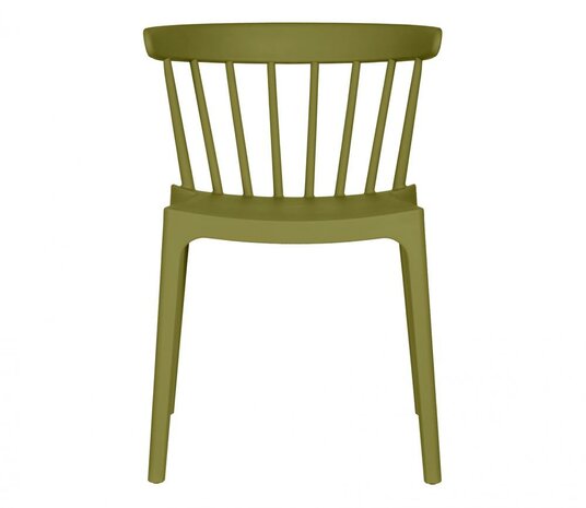 WOOOD Bliss Tuinstoel Met Spijlen Kunstof Matcha Green