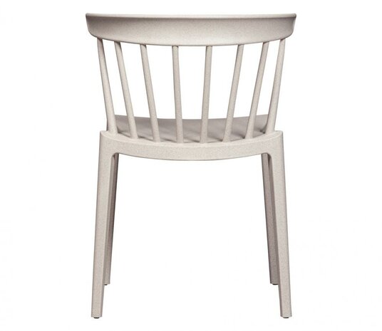 WOOOD Bliss Tuinstoel Met Spijlen Wheat Fiber Off White Melange