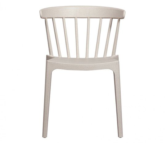 WOOOD Bliss Tuinstoel Met Spijlen Wheat Fiber Off White Melange