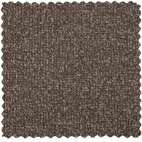 WOOOD Mojo 2-zits Met Arm Rechts Bouclé Bruin Melange
