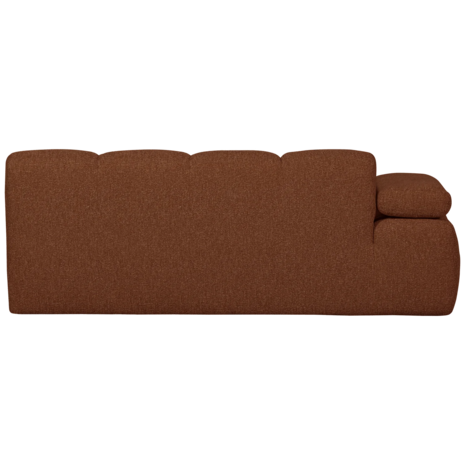 WOOOD Mojo 2-zits Met Arm Links Bouclé Roestbruin Melange