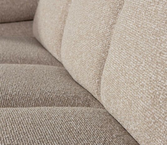 WOOOD Mojo 2-zits Met Arm Links Bouclé Beige Melange