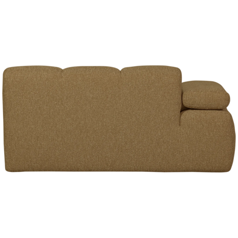 WOOOD Premium Mojo 1,5-Zits Met Arm Links Bouclé Geel/Bruin Melange