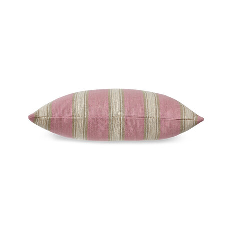 HKLIVING Woven striped cushion blush cushion 60x40 cm 