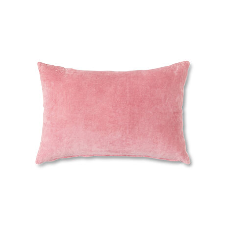 HKLIVING velvet cushion rose 60x40 cm 