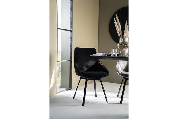 By-Boo Eetkamerstoel Beau Black