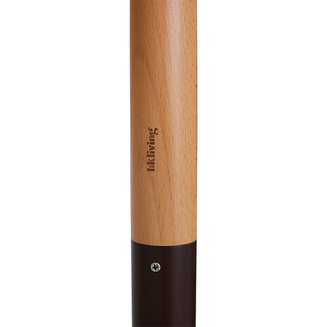HKLIVING Striped patio umbrella stracciatella
