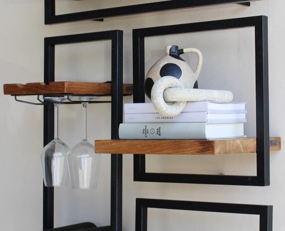 dBodhi Shelfmate  wandplank type B smooth teakpowder coat