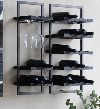 dBodhi Shelfmate Winemate Type E Wijnrek Charcoal 