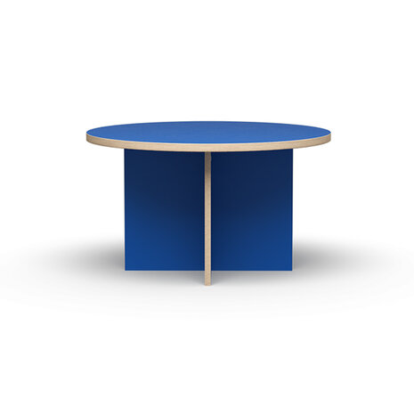HKliving Dining table Blue round 130 cm 