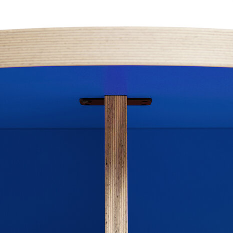HKliving Dining table Blue round 130 cm 