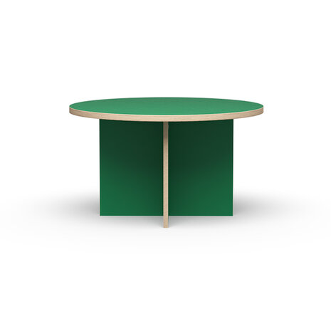 HKliving Dining table Green round 130 cm 