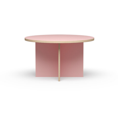 HKliving Dining table Pink round 130 cm 