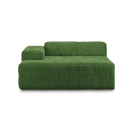 HKLIVING Brut Sofa Element Left Divan Royal Velvet, green