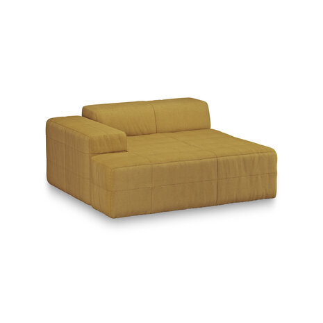 HKLIVING Brut Sofa Element Left Divan Linen, Burnt Ochre