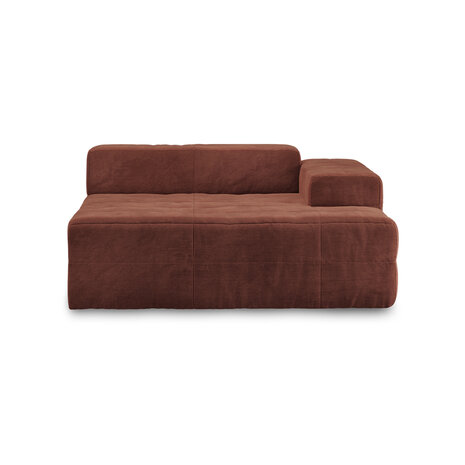 HKLIVING Brut Sofa Element Right Divan Royal Velvet, Magnolia