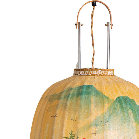 HKliving Traditional Lantern Oval, Landscape Painting, L