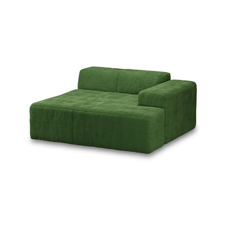 HKLIVING Brut Sofa Element Right Divan Royal Velvet, Green