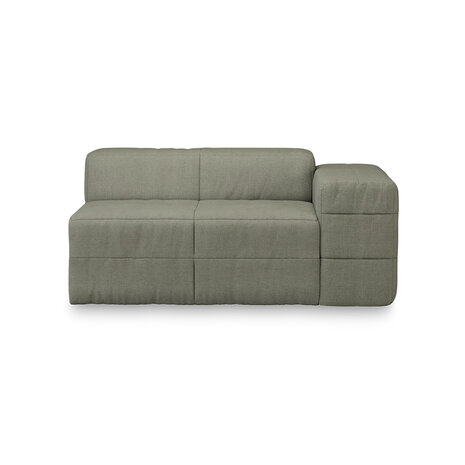 HKLIVING Brut Sofa Element Right Linen, Army Green