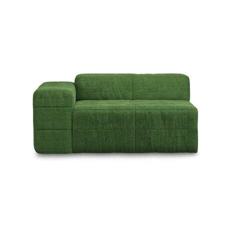 HKLIVING Brut Sofa Element Left Royal Velvet, Green