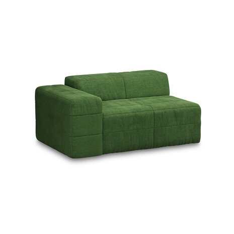 HKLIVING Brut Sofa Element Left Royal Velvet, Green