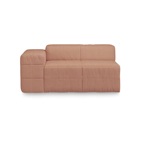 HKLIVING Brut Sofa Element Left Linen dusty rose