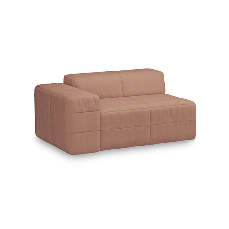 HKLIVING Brut Sofa Element Left Linen dusty rose