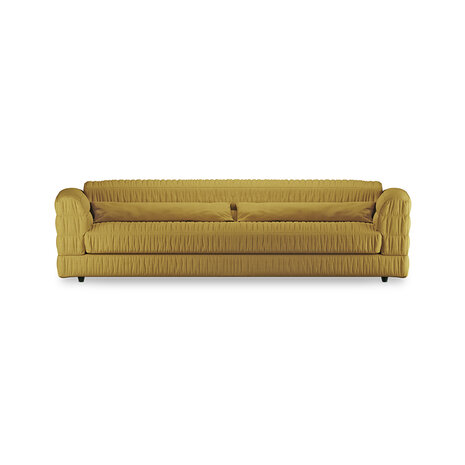 HKLIVING Club Couch Linen Burnt Ochre