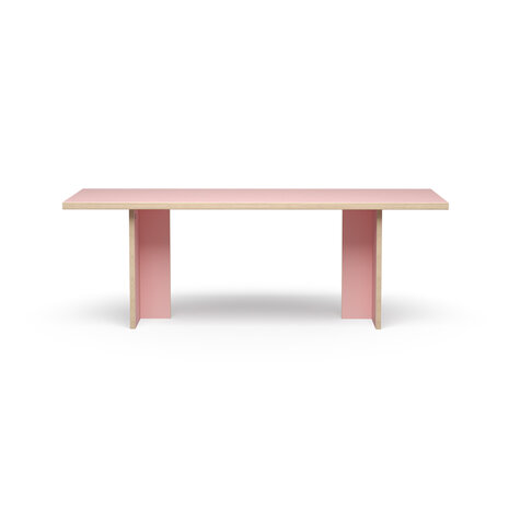 HKLIVING Dining Table Pink Rectangular 220cm