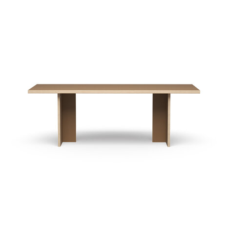 HKLIVING Dining Table Brown Rectangular 220cm