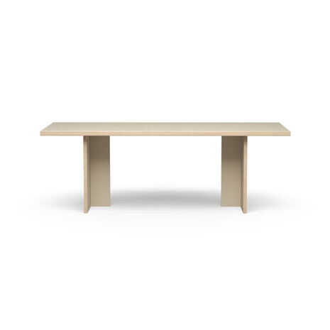 HKLIVING Dining Table Cream Rectangular 220cm