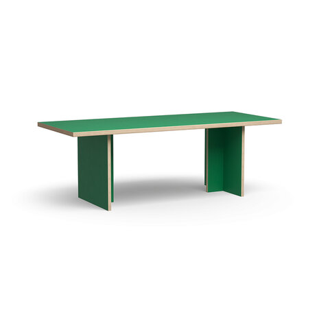 HKLIVING Dining Table Green Rectangular 220cm