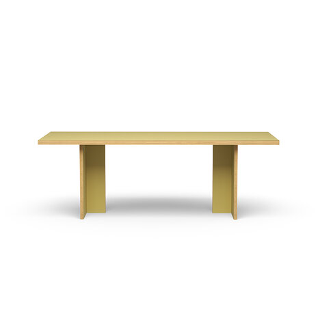 HKLIVING Dining Table Olive Rectangular 220cm