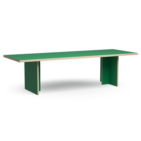 HKLIVING Dining Table Green Rectangular 280cm