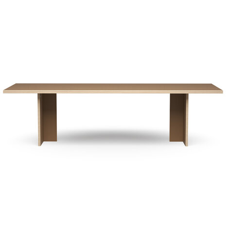HKLIVING Dining Table Brown Rectangular 280cm