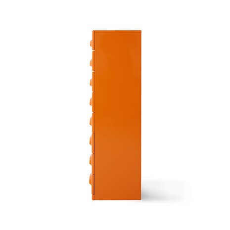 HKLIVING Chest Of 8 Drawers Tangerine