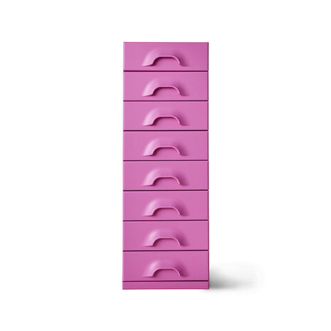 HKLIVING Chest Of 8 Drawers Urban Pink