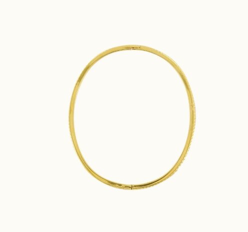 Zusss bangle armband met hartje roze rood