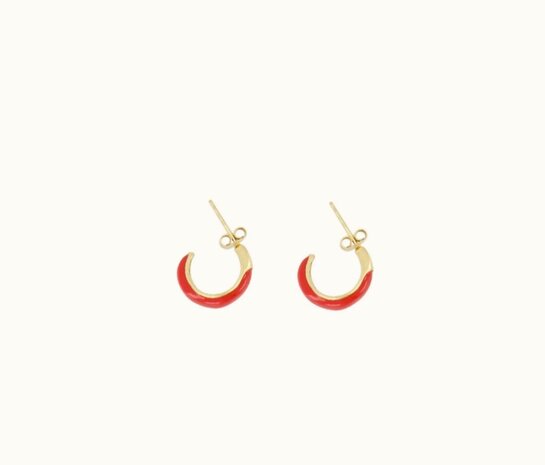 Zusss oorringen met streep