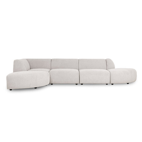 HKliving jax couch: element left, sneak, light grey