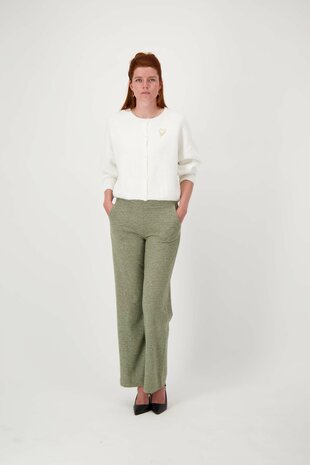 Zusss basic vestje off white