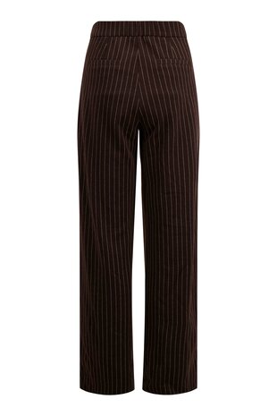 Zusss krijtstreep broek met detail 