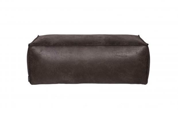 WOOOD Premium Rodeo poef zwart 