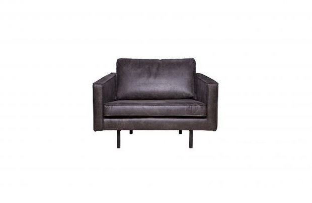WOOOD Premium Rodeo Fauteuil zwart 