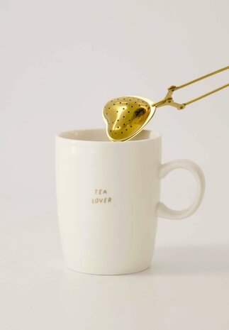 Zusss theemok tea lover wit goud