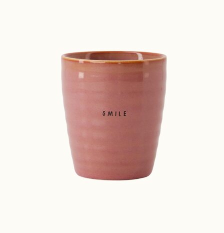 Zusss koffiemok smile burgundy